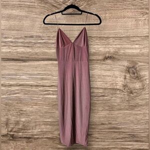 🆕️Boohoo Lightweight Mauve Soft & Stretchy Thin Strap Bodycon Bustier Dress